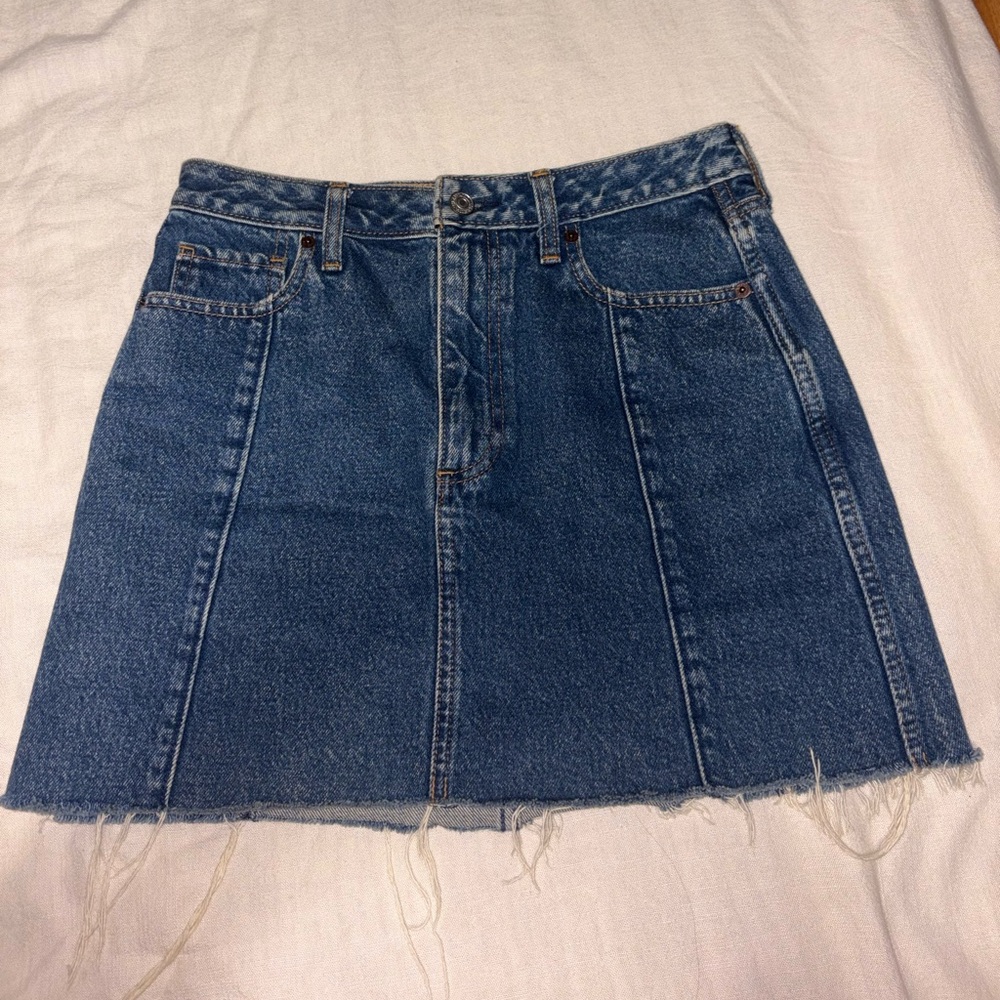 Abercrombie & Fitch Vintage Denim Skirt 27/4